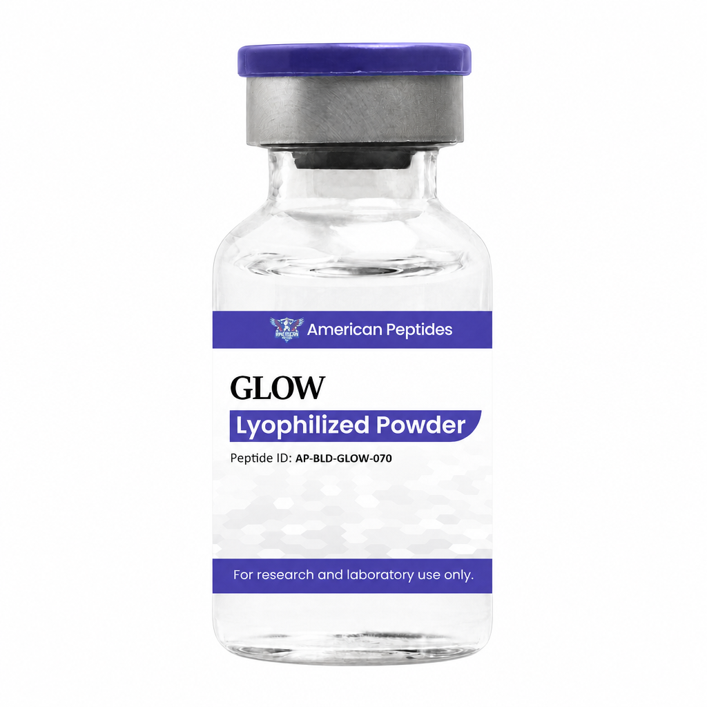 GLOW70 research peptide blend vial – American Peptides