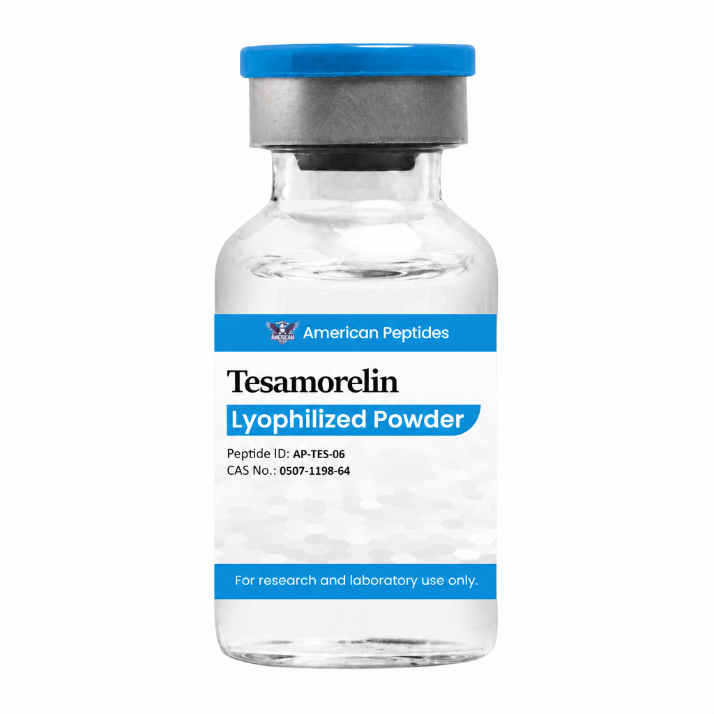 Tesamorelin research peptide vial – American Peptides